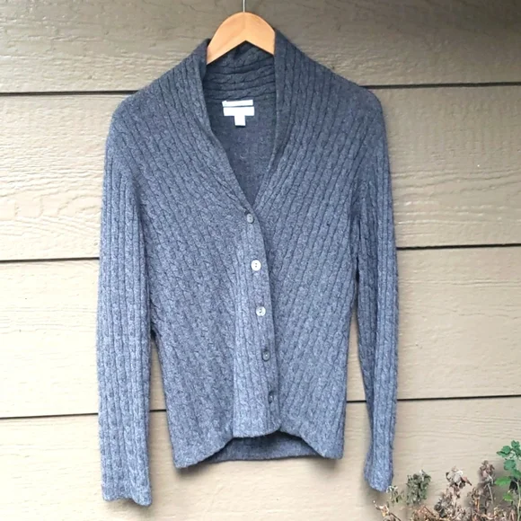 Charter Club Sweaters Charter Club Cashmere Cardigan Gray
